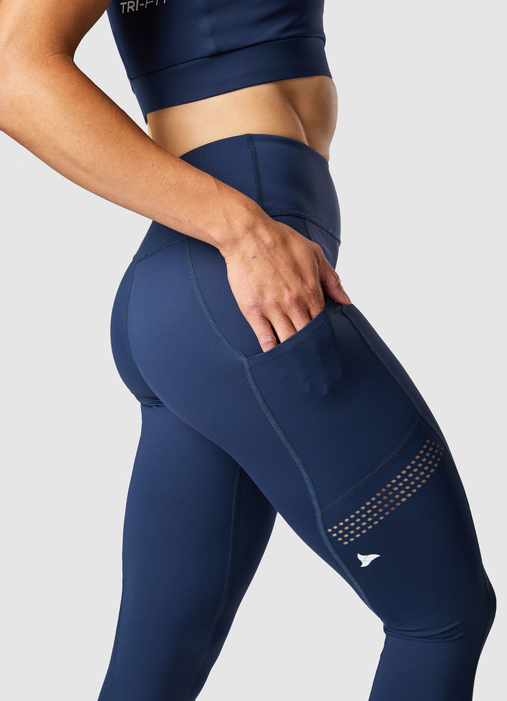 TRI-FIT SiTech Royal Women's Training/Gym leggings, available online now