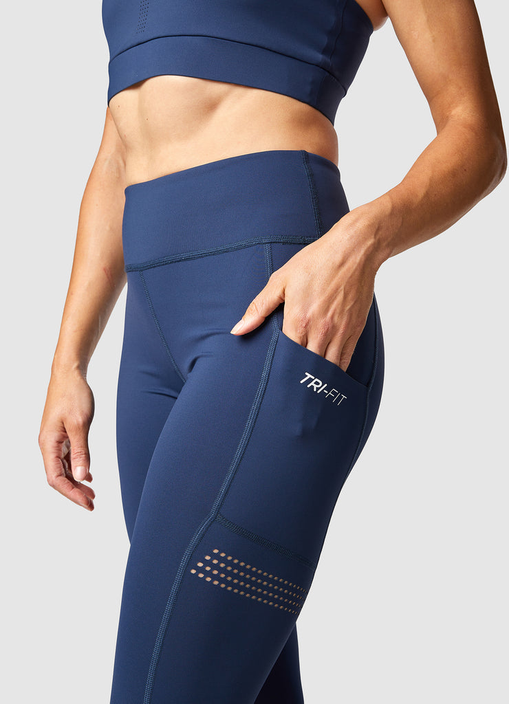 TRI-FIT SiTech Royal Women's Training/Gym leggings, available online now