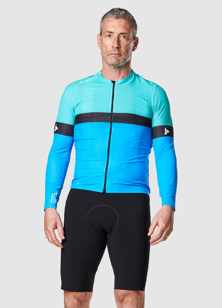 TRI-FIT SYKL PRO Earth Long Sleeve Men's Cycling Jersey, available now