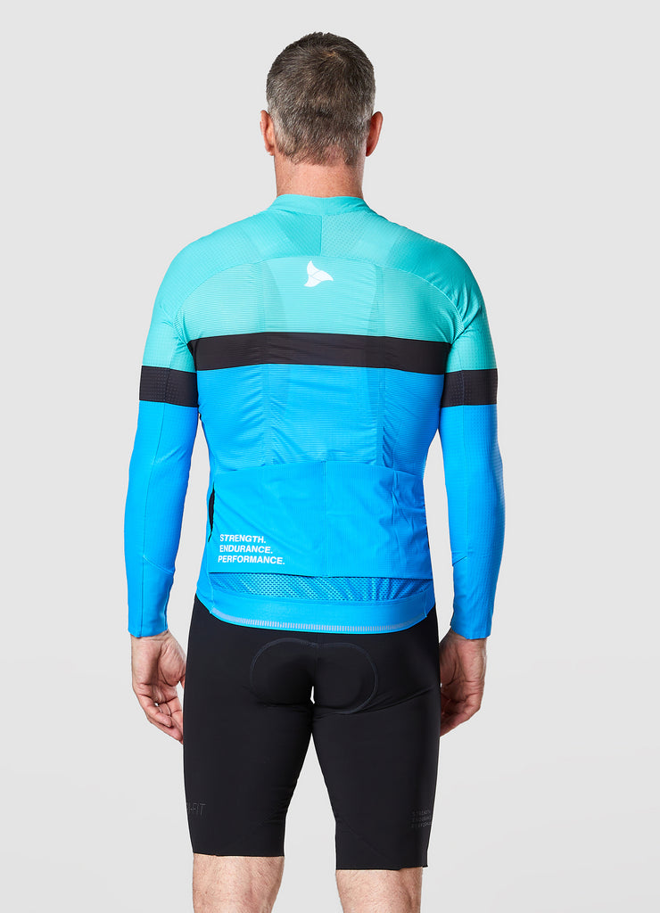 TRI-FIT SYKL PRO Earth LS Men's Cycling jersey, available now as part of the SYKL PRO EARTH Long Sleeve Men's cycling 