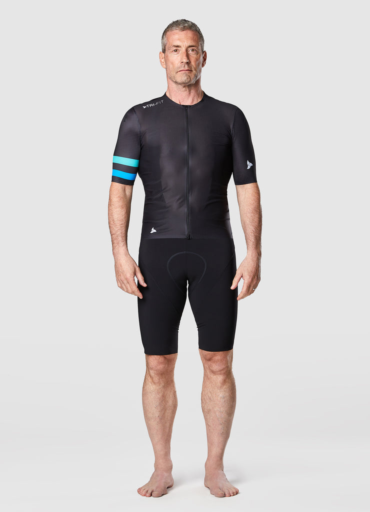 TRI-FIT SYKL PRO BLACK EDITION Short Sleeve Men's Cycling Jersey, available now