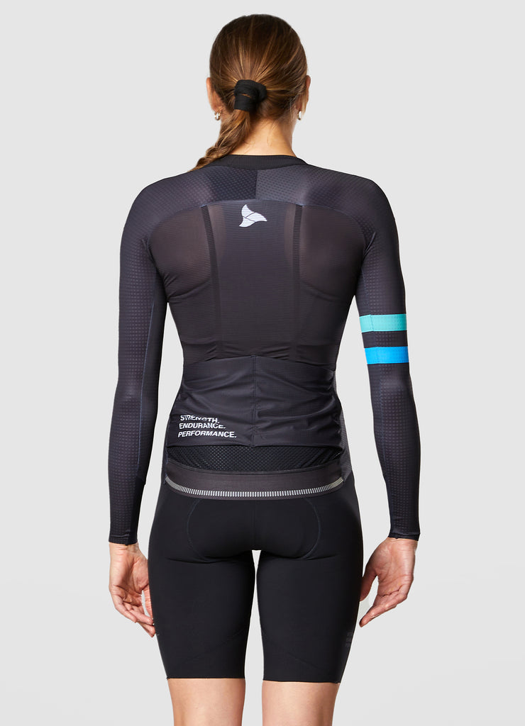 TRI-FIT SYKL PRO BLACK EDITION Long Sleeve Women's Cycling Jersey, available now