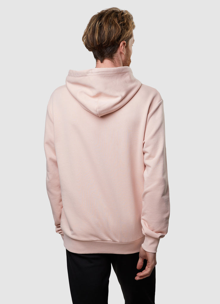 Man wearing TRI-FIT Casualwear dusty pink hoodie