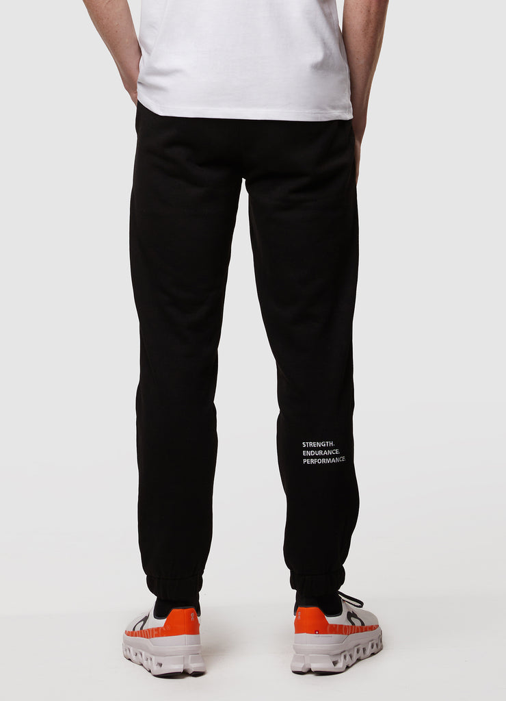 Man wearing TRI-FIT Casualwear black joggers