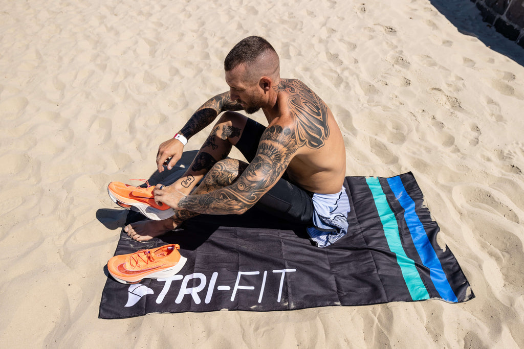 TRI-FIT transition towel, available online now